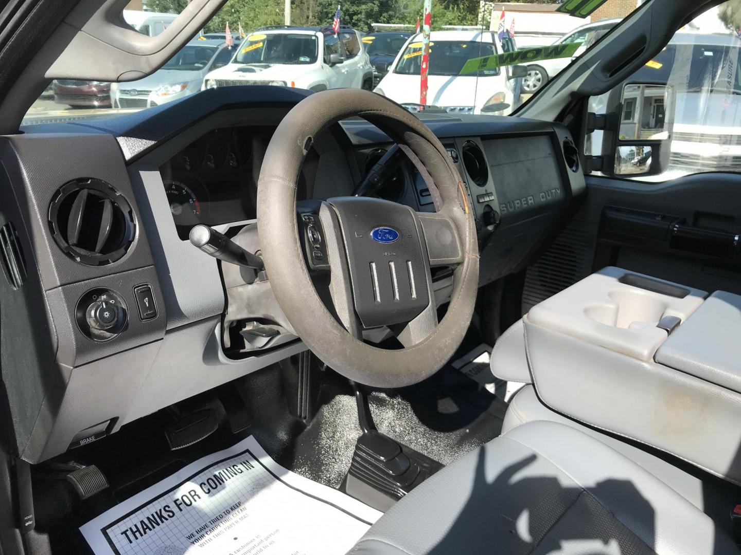 2011 Tan /Gray Ford F-250 SD SuperCab 4WD (1FT7X2B66BE) with an 6.2L V8 OHV 16V engine, 6-Speed Automatic transmission, located at 577 Chester Pike, Prospect Park, PA, 19076, (610) 237-1015, 39.886154, -75.302338 - Photo#9