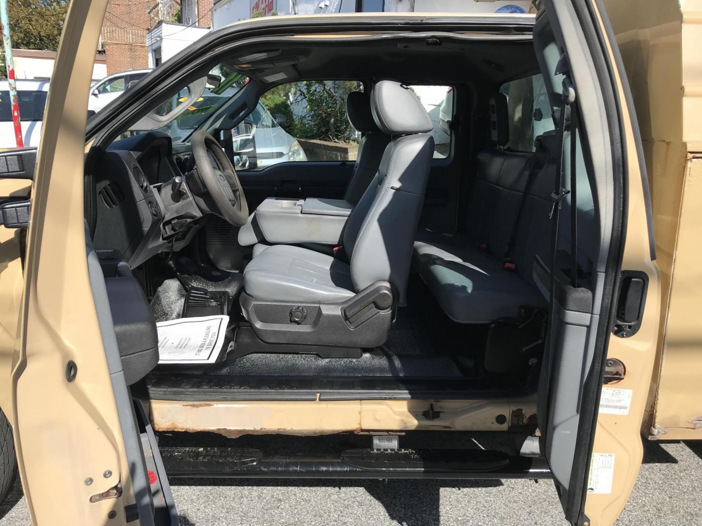 2011 Tan /Gray Ford F-250 SD SuperCab 4WD (1FT7X2B66BE) with an 6.2L V8 OHV 16V engine, 6-Speed Automatic transmission, located at 577 Chester Pike, Prospect Park, PA, 19076, (610) 237-1015, 39.886154, -75.302338 - Photo#13