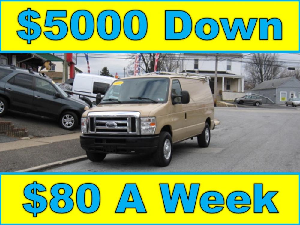2013 Tan /Gray Ford E-Series Van E-250 (1FTNE2EW2DD) with an 4.6L V8 SOHC 16V engine, 4-Speed Automatic transmission, located at 577 Chester Pike, Prospect Park, PA, 19076, (610) 237-1015, 39.886154, -75.302338 - Photo #0