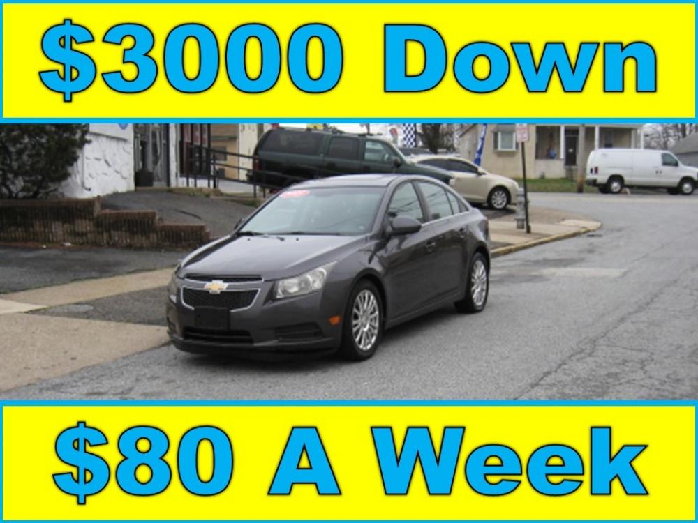 2011 Charcoal /Gray Chevrolet Cruze 2LT (1G1PJ5S9XB7) with an 1.4L L4 DOHC 16V TURBO engine, 6-Speed Automatic transmission, located at 577 Chester Pike, Prospect Park, PA, 19076, (610) 237-1015, 39.886154, -75.302338 - Photo #0