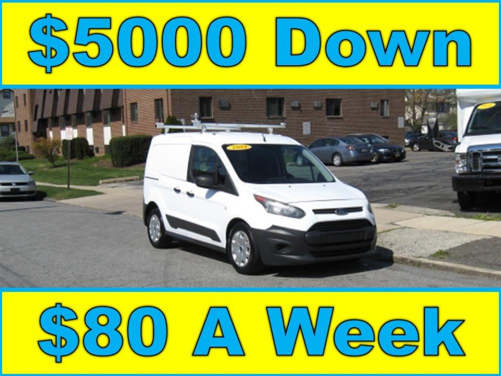 2014 White /Gray Ford Transit Connect XL w/Rear Liftgate (NM0KE6EX7E1) with an 1.6L L4 DOHC 16V engine, 6A transmission, located at 577 Chester Pike, Prospect Park, PA, 19076, (610) 237-1015, 39.886154, -75.302338 - Photo #0