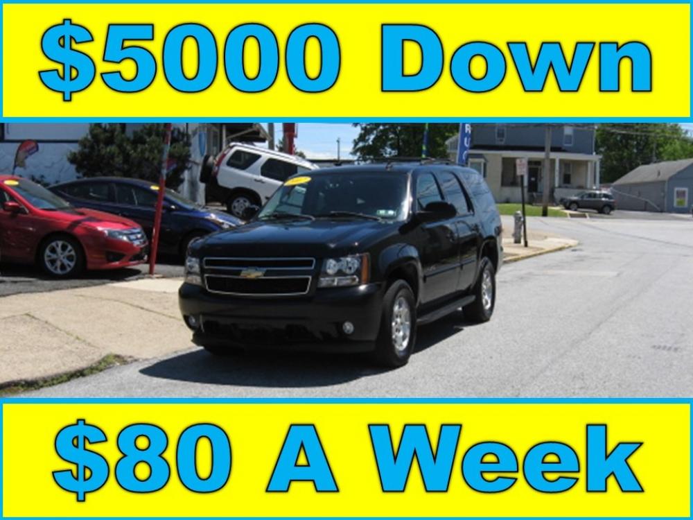 2007 Black /Black Chevrolet Tahoe LT (1GNFC13J57R) with an 5.3L V8 OHV 16V engine, 4-Speed Automatic Overdrive transmission, located at 577 Chester Pike, Prospect Park, PA, 19076, (610) 237-1015, 39.886154, -75.302338 - Photo #0