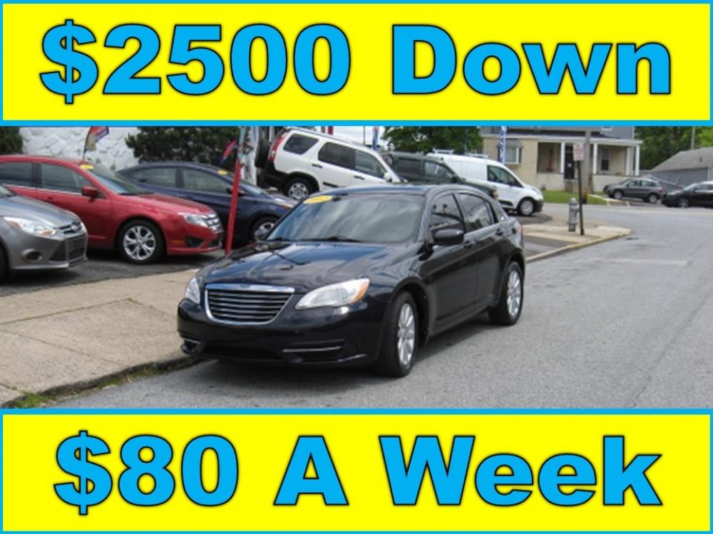 2012 Blue /Gray Chrysler 200 Touring (1C3CCBBB6CN) with an 2.4L L4 DOHC 16V engine, 6-Speed Automatic transmission, located at 577 Chester Pike, Prospect Park, PA, 19076, (610) 237-1015, 39.886154, -75.302338 - Photo #0