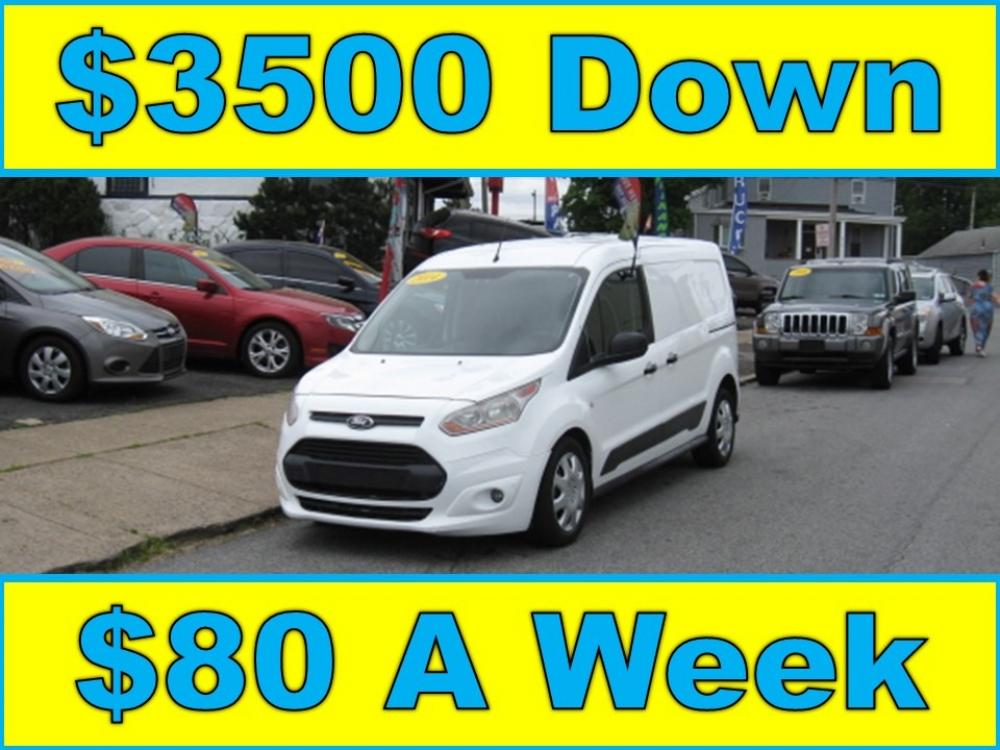 2014 White /Gray Ford Transit Connect XLT LWB (NM0LS7F79E1) with an 2.5L L4 DOHC 16V engine, 6-Speed Automatic transmission, located at 577 Chester Pike, Prospect Park, PA, 19076, (610) 237-1015, 39.886154, -75.302338 - Photo #0