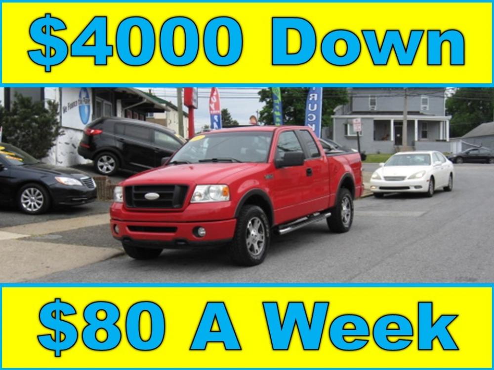 2007 Red /Gray Ford F-150 FX4 SuperCab (1FTPX14597F) with an 5.4L V6 SOHC 16V engine, 4-Speed Automatic Overdrive transmission, located at 577 Chester Pike, Prospect Park, PA, 19076, (610) 237-1015, 39.886154, -75.302338 - Photo #0