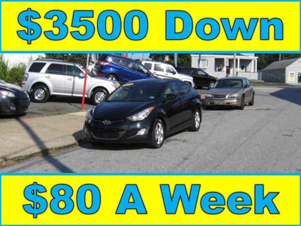 2013 Black /Tan Hyundai Elantra GLS A/T (KMHDH4AE9DU) with an 1.8L L4 DOHC 16V engine, 6-Speed Automatic transmission, located at 577 Chester Pike, Prospect Park, PA, 19076, (610) 237-1015, 39.886154, -75.302338 - Photo #0