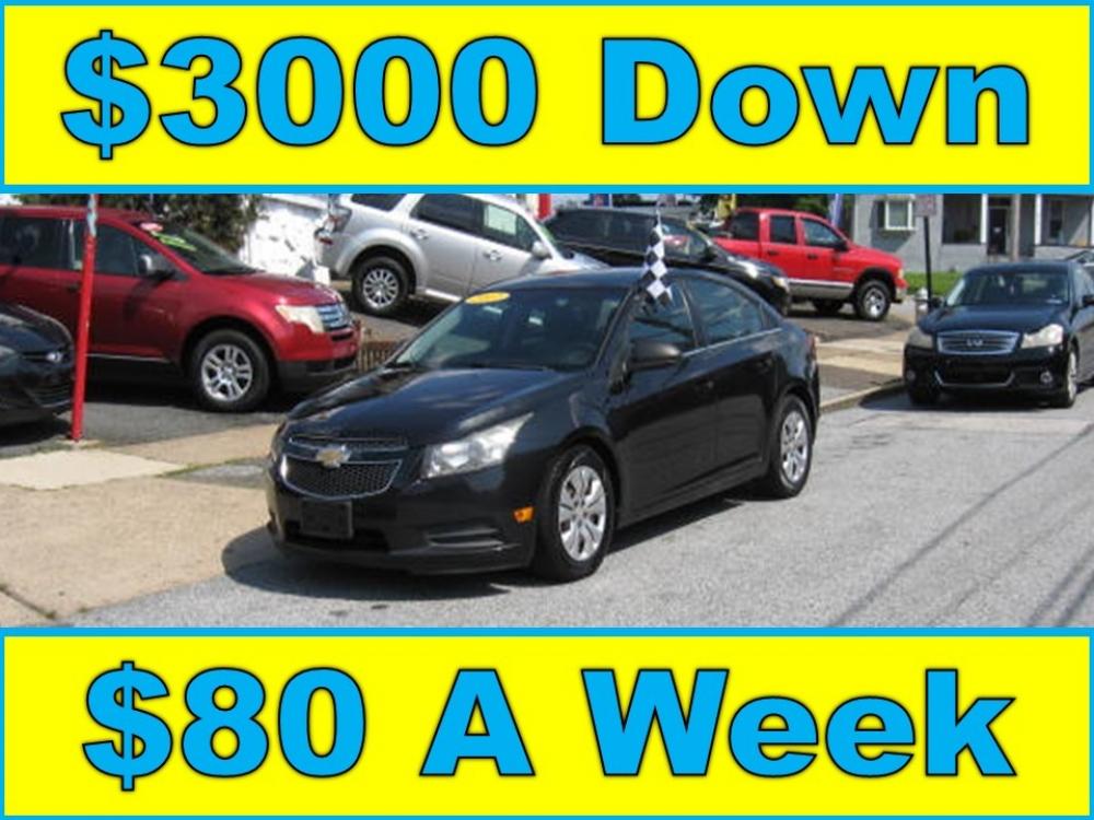 2012 Black /Black Chevrolet Cruze 2LS (1G1PC5SH6C7) with an 1.8L L4 DOHC 16V FFV engine, 6-Speed Automatic transmission, located at 577 Chester Pike, Prospect Park, PA, 19076, (610) 237-1015, 39.886154, -75.302338 - Photo #0