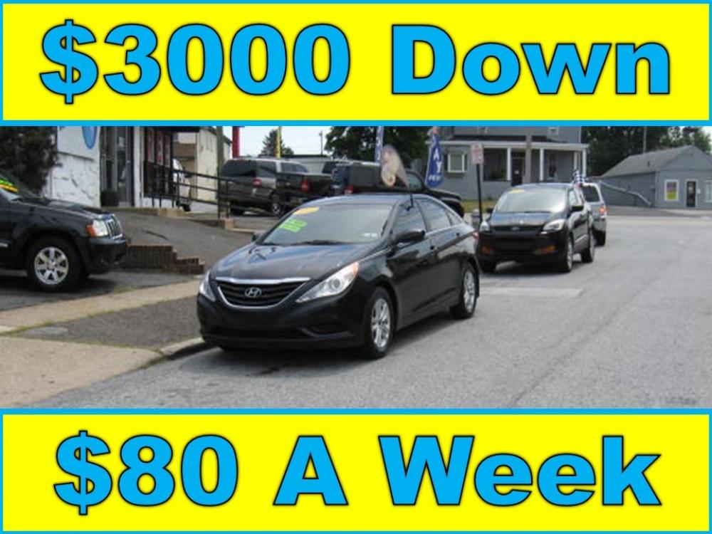 2011 Black /Gray Hyundai Sonata GLS Auto (5NPEB4AC0BH) with an 2.4L L4 DOHC 16V engine, 5-Speed Automatic transmission, located at 577 Chester Pike, Prospect Park, PA, 19076, (610) 237-1015, 39.886154, -75.302338 - Photo #0