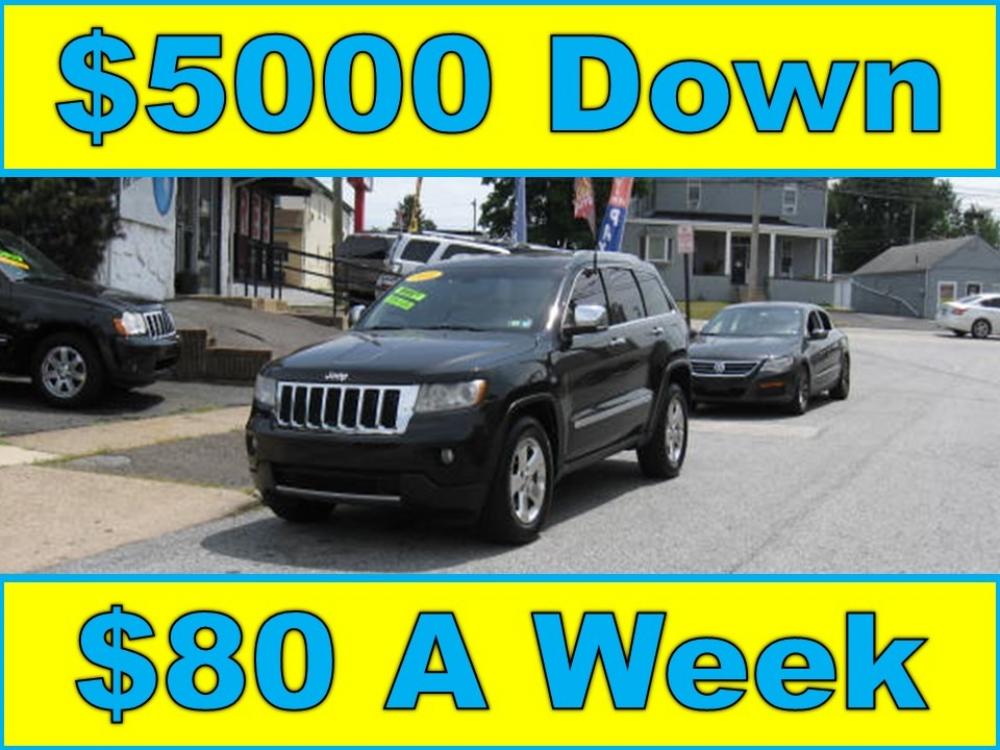 2011 Black Jeep Grand Cherokee Limited 4WD (1J4RR5GG9BC) with an 3.6L V6 DOHC 24V engine, 5-Speed Automatic transmission, located at 577 Chester Pike, Prospect Park, PA, 19076, (610) 237-1015, 39.886154, -75.302338 - Photo #0