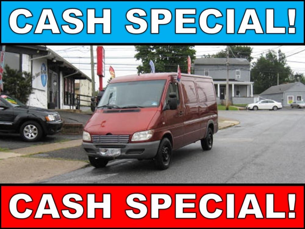 2006 Red /Gray Freightliner Sprinter 2500 (WDYPD644865) with an 2.7L L5 DOHC 20V TURBO DIESEL engine, 5-Speed Automatic transmission, located at 577 Chester Pike, Prospect Park, PA, 19076, (610) 237-1015, 39.886154, -75.302338 - Photo #0