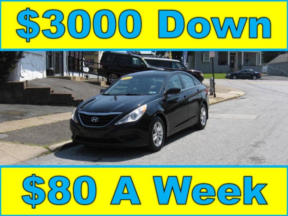 2012 Black /Gray Hyundai Sonata GLS (5NPEB4ACXCH) with an 2.4L L4 DOHC 16V engine, Automatic transmission, located at 577 Chester Pike, Prospect Park, PA, 19076, (610) 237-1015, 39.886154, -75.302338 - Photo #0