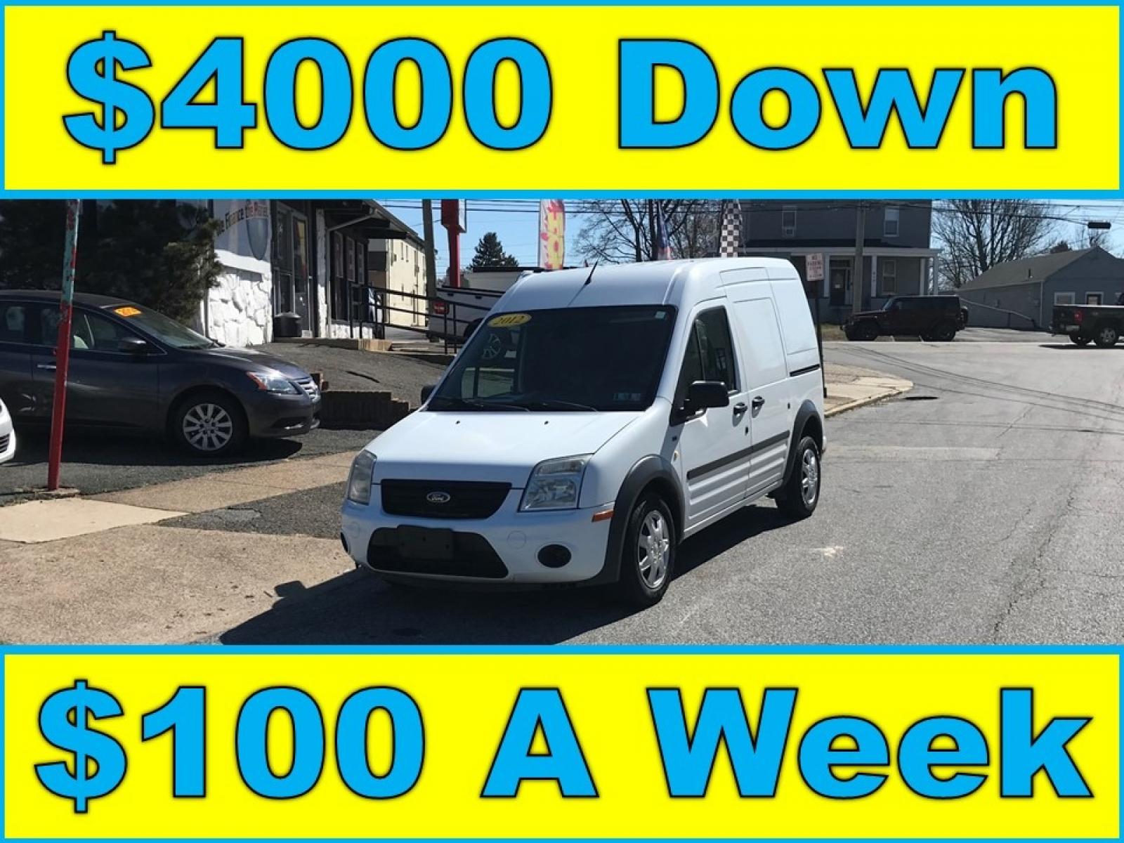 2012 White /Gray Ford Transit Connect XLT (NM0LS7DN9CT) with an 2.0L L4 DOHC 16V engine, 4-Speed Automatic transmission, located at 577 Chester Pike, Prospect Park, PA, 19076, (610) 237-1015, 39.886154, -75.302338 - Photo #0