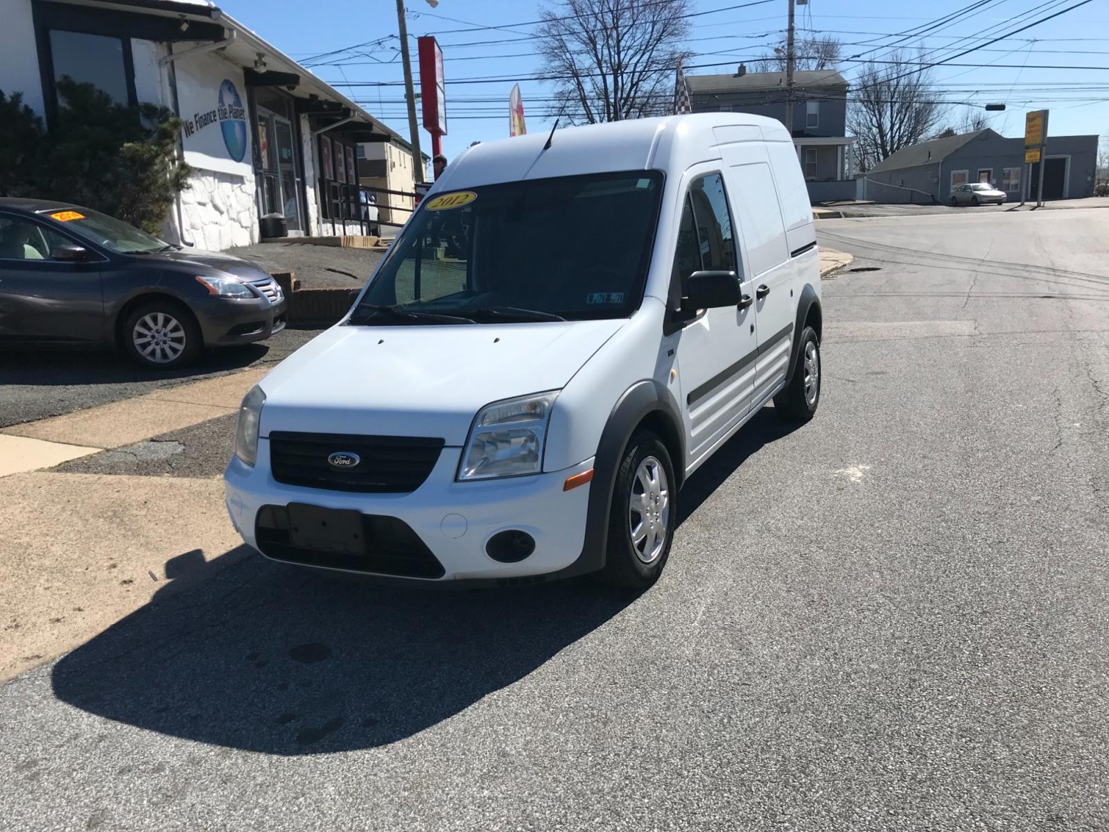 2012 White /Gray Ford Transit Connect XLT (NM0LS7DN9CT) with an 2.0L L4 DOHC 16V engine, 4-Speed Automatic transmission, located at 577 Chester Pike, Prospect Park, PA, 19076, (610) 237-1015, 39.886154, -75.302338 - Photo #2