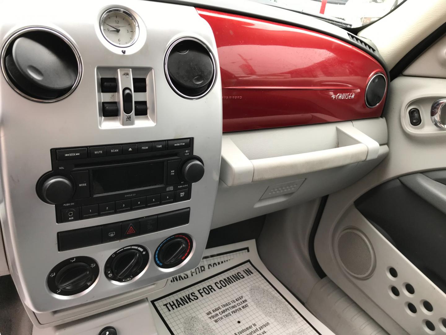 2007 Red /Tan Chrysler PT Cruiser Base (3A4FY48B57T) with an 2.4L L4 DOHC 16V engine, Automatic transmission, located at 577 Chester Pike, Prospect Park, PA, 19076, (610) 237-1015, 39.886154, -75.302338 - Photo#9