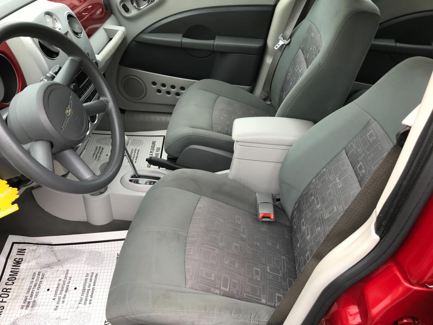 2007 Red /Tan Chrysler PT Cruiser Base (3A4FY48B57T) with an 2.4L L4 DOHC 16V engine, Automatic transmission, located at 577 Chester Pike, Prospect Park, PA, 19076, (610) 237-1015, 39.886154, -75.302338 - Photo#7