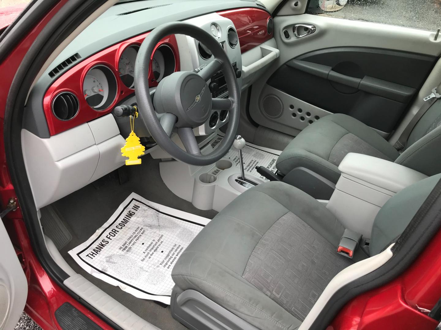 2007 Red /Tan Chrysler PT Cruiser Base (3A4FY48B57T) with an 2.4L L4 DOHC 16V engine, Automatic transmission, located at 577 Chester Pike, Prospect Park, PA, 19076, (610) 237-1015, 39.886154, -75.302338 - Photo#5