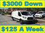 2015 White /Gray Ford Transit 150 Van Low Roof 60/40 Pass. 148-in. WB (1FTNE9ZM7FK) with an 3.7L V6 DOHC 24V engine, 6-Speed Automatic transmission, located at 577 Chester Pike, Prospect Park, PA, 19076, (610) 237-1015, 39.886154, -75.302338 - 15 Ford Transit 150: Ladder racks, multiple pieces of shelving, partition, brand new inspection, runs LIKE NEW! This vehicle comes inspected and has been given a bumper to bumper safety check. It is very clean, reliable, and well maintained. We offer a unique pay plan that is known for being the- Photo#0