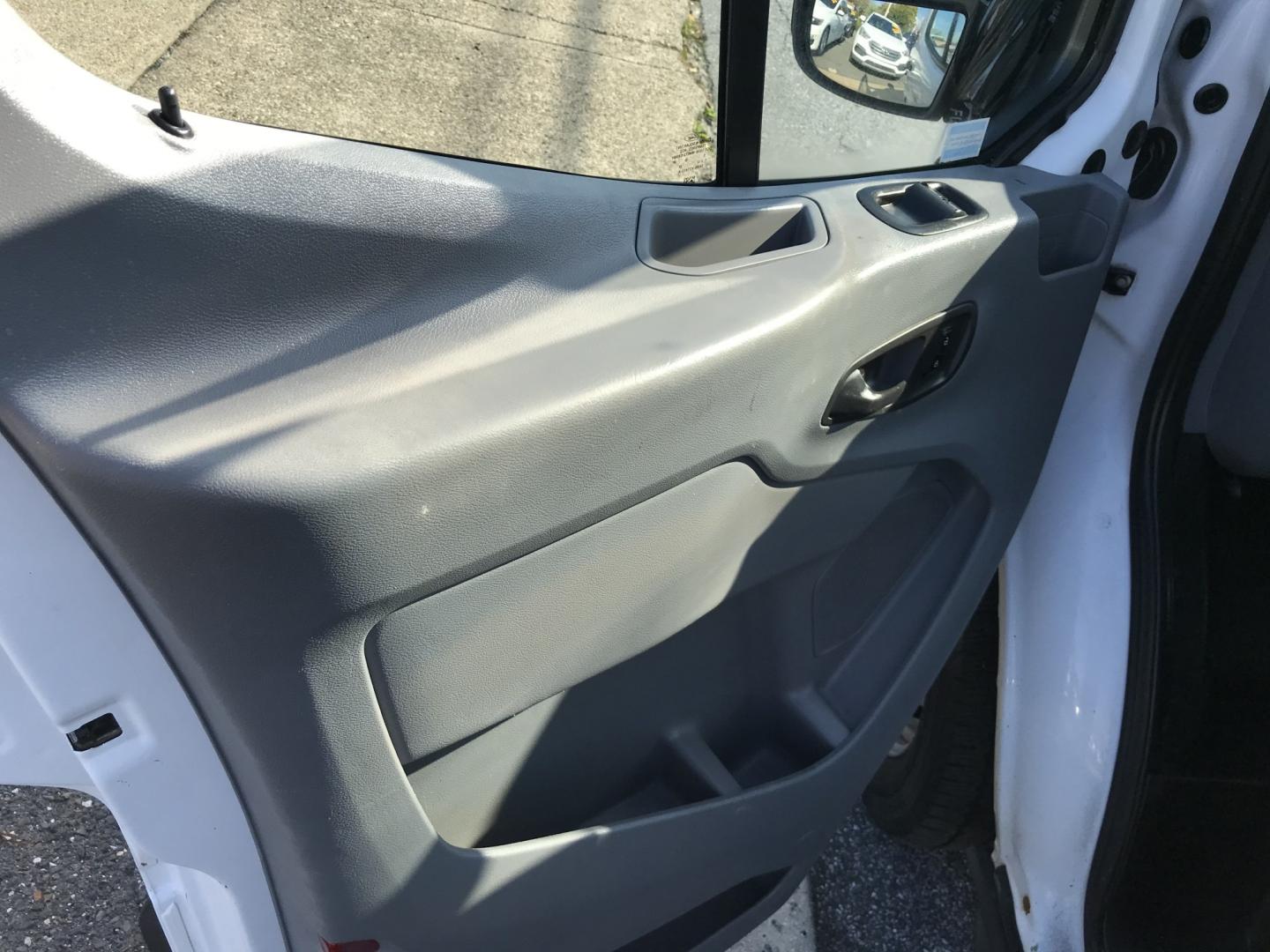 2015 White /Gray Ford Transit 150 Van Low Roof 60/40 Pass. 148-in. WB (1FTNE9ZM7FK) with an 3.7L V6 DOHC 24V engine, 6-Speed Automatic transmission, located at 577 Chester Pike, Prospect Park, PA, 19076, (610) 237-1015, 39.886154, -75.302338 - 15 Ford Transit 150: Ladder racks, multiple pieces of shelving, partition, brand new inspection, runs LIKE NEW! This vehicle comes inspected and has been given a bumper to bumper safety check. It is very clean, reliable, and well maintained. We offer a unique pay plan that is known for being the- Photo#8