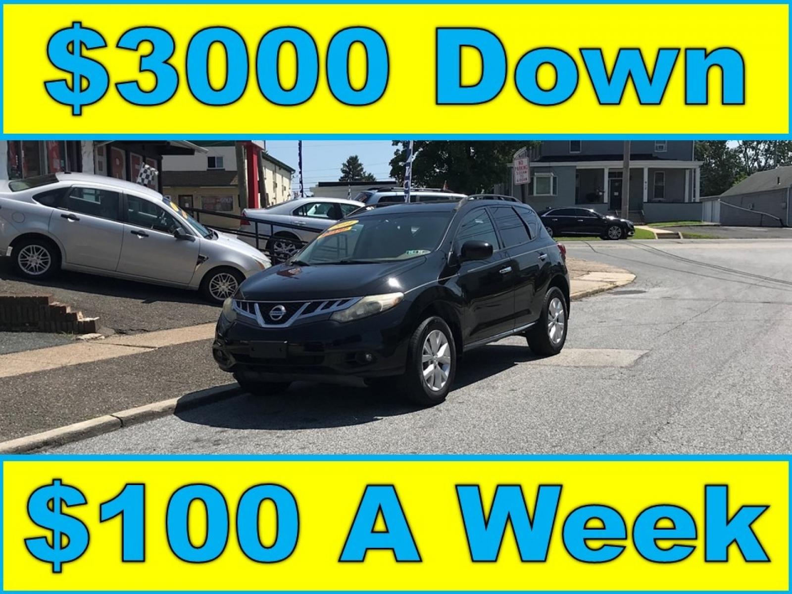 2014 Black /Tan Nissan Murano SL AWD (JN8AZ1MW5EW) with an 3.5L V6 DOHC 24V engine, Continuously Variable Transmission transmission, located at 577 Chester Pike, Prospect Park, PA, 19076, (610) 237-1015, 39.886154, -75.302338 - 14 Nissan Murano SL: All wheel drive, SUPER clean, runs LIKE NEW! This vehicle comes inspected and has been given a bumper to bumper safety check. It is very clean, reliable, and well maintained. We offer a unique pay plan that is known for being the easiest and fastest financing option in the PA - Photo #0