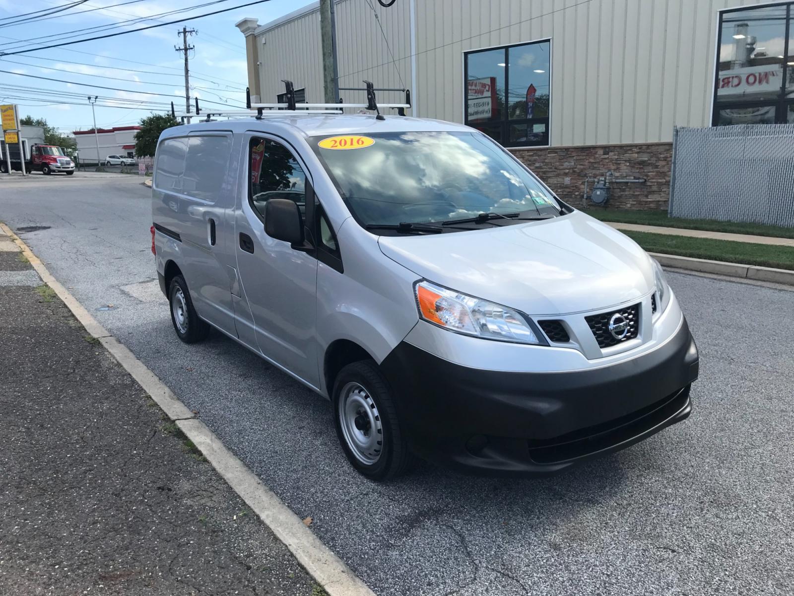 2016 Silver /Gray Nissan NV200 S (3N6CM0KN2GK) with an 2.0L L4 DOHC 16V engine, CVT transmission, located at 577 Chester Pike, Prospect Park, PA, 19076, (610) 237-1015, 39.886154, -75.302338 - 16 Nissan NV200 S Cargo Van: Only 98k miles, ladder racks, partition, shelving, FLEET MAINTAINED, runs LIKE NEW! This vehicle comes inspected and has been given a bumper to bumper safety check. It is very clean, reliable, and well maintained. We offer a unique pay plan that is known for being the - Photo #3