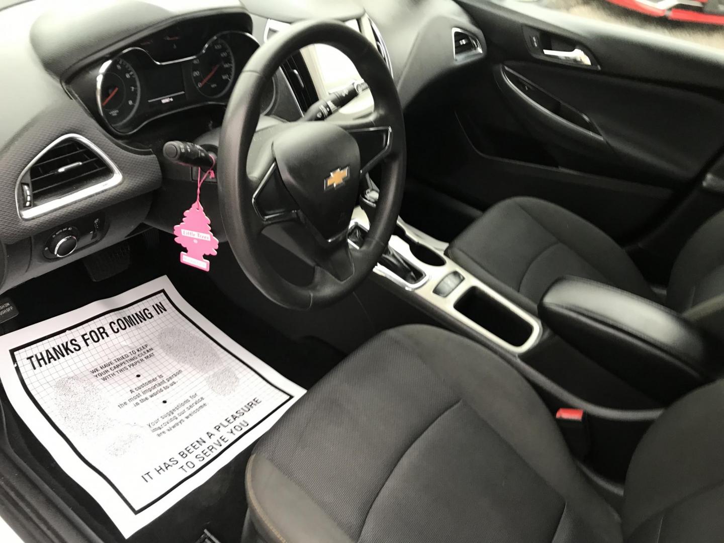 2018 White /Gray Chevrolet Cruze LS Auto (1G1BC5SM9J7) with an 1.4L L4 DOHC 16V TURBO engine, 6A transmission, located at 577 Chester Pike, Prospect Park, PA, 19076, (610) 237-1015, 39.886154, -75.302338 - 18 Chevy Cruze: Backup camera, great on gas, SUPER clean, runs LIKE NEW! This vehicle comes inspected and has been given a bumper to bumper safety check. It is very clean, reliable, and well maintained. We offer a unique pay plan that is known for being the easiest and fastest financing option in - Photo#8