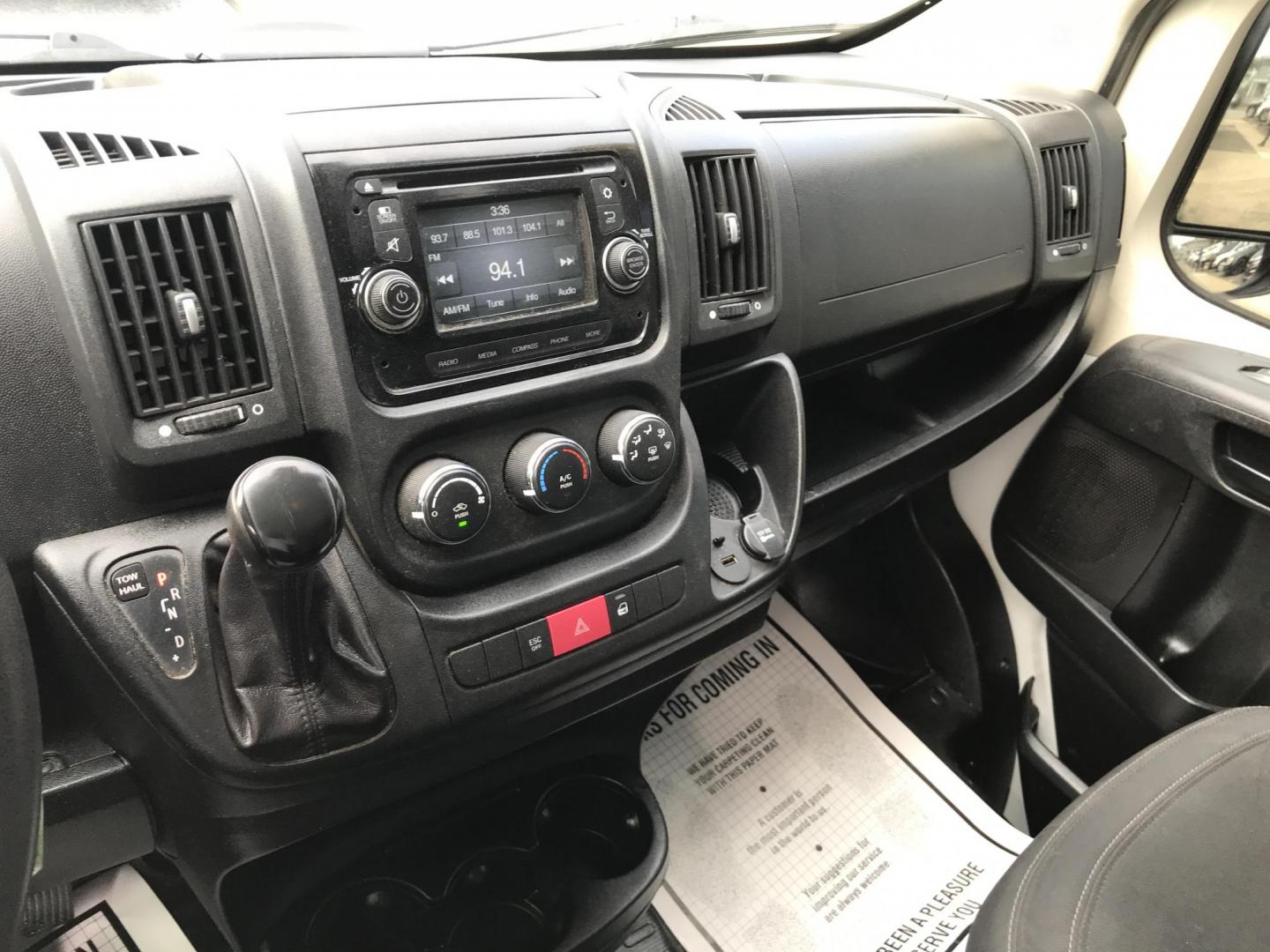 2015 White /Gray RAM Promaster 2500 (3C6TRVDG5FE) with an 3.6 V6 engine, Automatic transmission, located at 577 Chester Pike, Prospect Park, PA, 19076, (610) 237-1015, 39.886154, -75.302338 - Photo#12