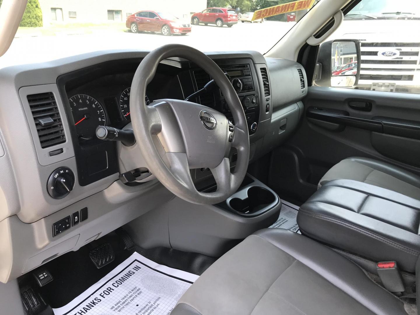 2015 White /Gray Nissan NV Cargo S (1N6BF0LX6FN) with an 4.0 V6 engine, Automatic transmission, located at 577 Chester Pike, Prospect Park, PA, 19076, (610) 237-1015, 39.886154, -75.302338 - 15 Nissan NV 2500 Cargo Van: High roof, shelving, power locks and windows, new PA inspection, runs EXCELLENT! This vehicle comes inspected and has been given a bumper to bumper safety check. It is very clean, reliable, and well maintained. We offer a unique pay plan that is known for being the ea - Photo#11