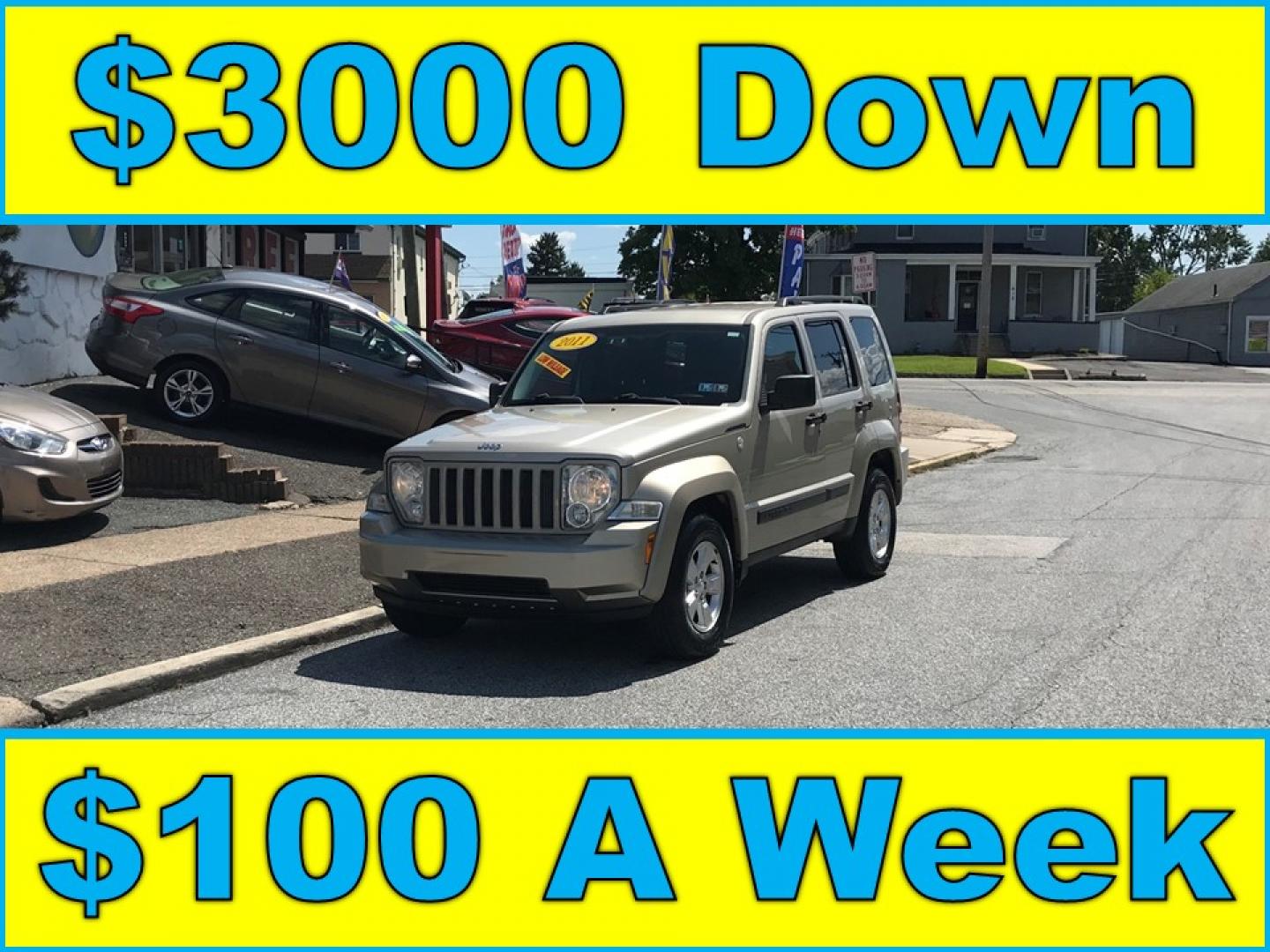 2011 Gold /Gray Jeep Liberty Sport (1J4PN2GK1BW) with an 3.7 V6 engine, Automatic transmission, located at 577 Chester Pike, Prospect Park, PA, 19076, (610) 237-1015, 39.886154, -75.302338 - 2011 Jeep Liberty Sport; Only 93k miles, 4x4, new PA inspection, SUPER CLEAN, runs LIKE NEW! This vehicle comes inspected and has been given a bumper to bumper safety check. It is very clean, reliable, and well maintained. We offer a unique pay plan that is known for being the easiest and fastest - Photo#0
