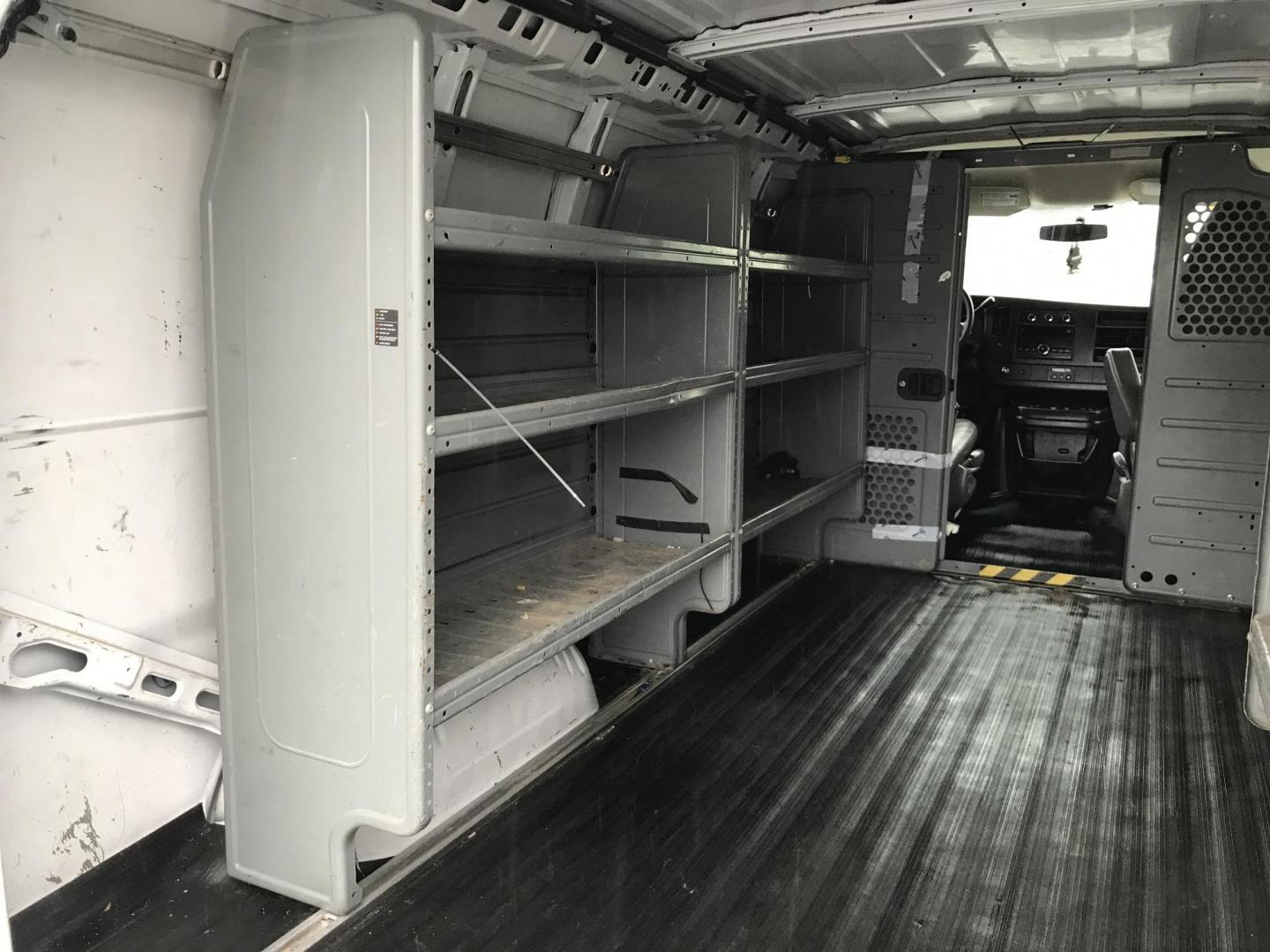2013 White /Gray Chevrolet Express 1500 (1GCSGAFX2D1) with an 4.3 V6 engine, Automatic transmission, located at 577 Chester Pike, Prospect Park, PA, 19076, (610) 237-1015, 39.886154, -75.302338 - Photo#14