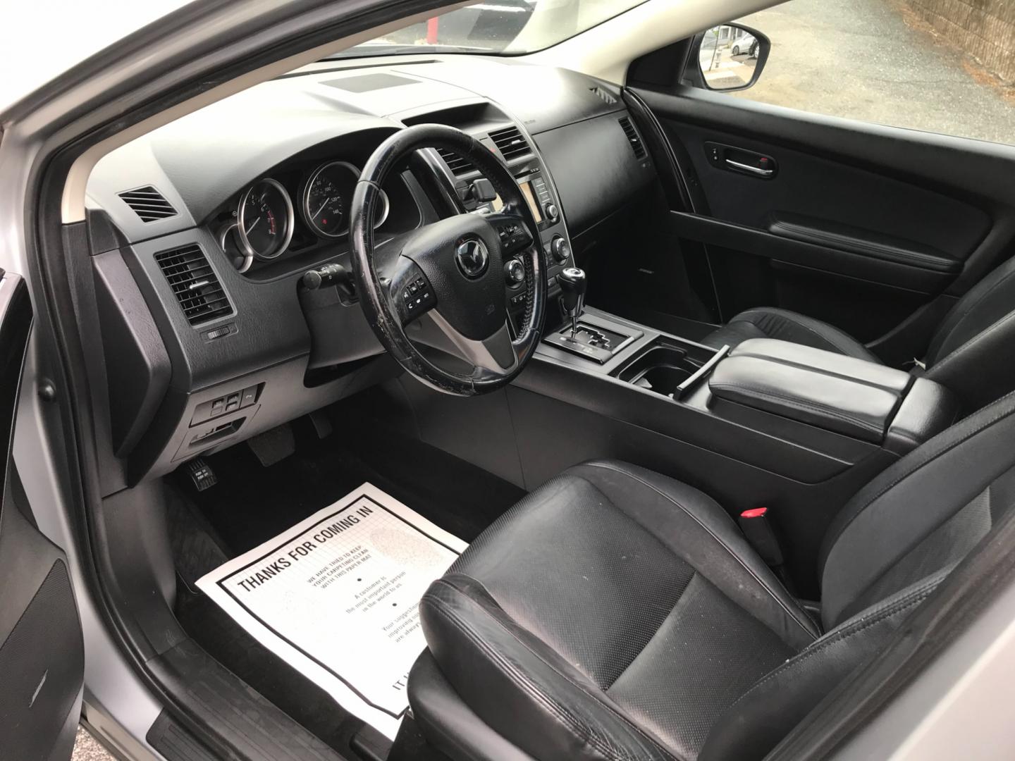 2013 Silver /Black Mazda CX-9 Touring (JM3TB3CV6D0) with an 3.7 V6 engine, Automatic transmission, located at 577 Chester Pike, Prospect Park, PA, 19076, (610) 237-1015, 39.886154, -75.302338 - Photo#9