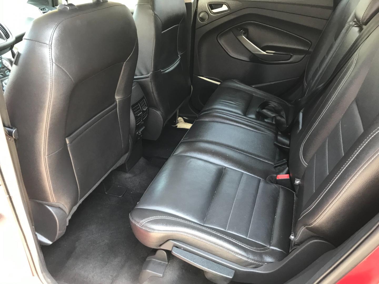 2014 Red /Gray Ford Escape Titanium (1FMCU9J99EU) with an 2.0 V4 engine, Automatic transmission, located at 577 Chester Pike, Prospect Park, PA, 19076, (610) 237-1015, 39.886154, -75.302338 - Photo#16
