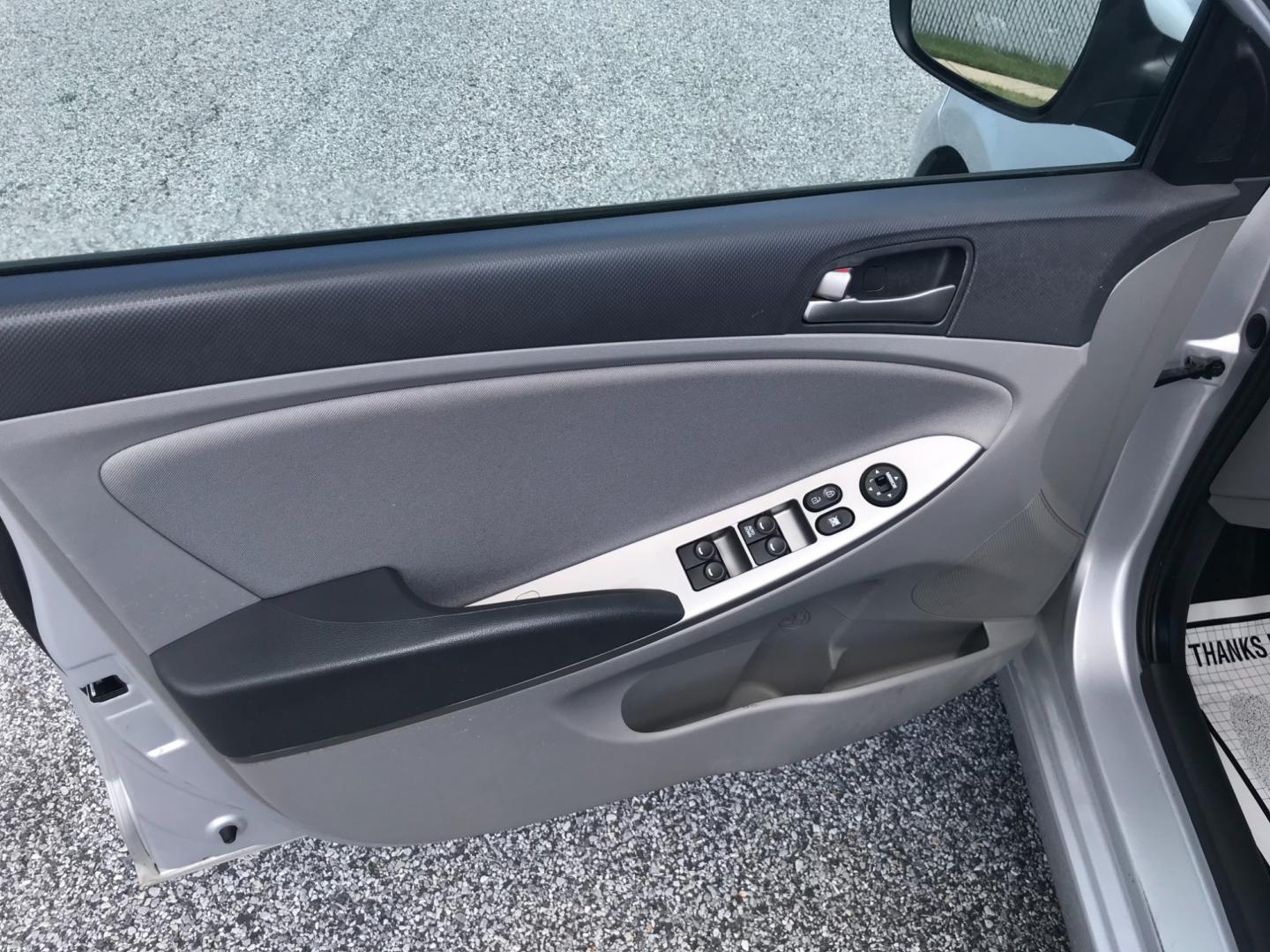 2016 Silver /Gray Hyundai Accent SE (KMHCT4AE2GU) with an 1.6 V4 engine, Automatic transmission, located at 577 Chester Pike, Prospect Park, PA, 19076, (610) 237-1015, 39.886154, -75.302338 - 2016 Hyundai Accent SE: Only 102k miles, great on gas, new PA inspection, runs LIKE NEW! This vehicle comes inspected and has been given a bumper to bumper safety check. It is very clean, reliable, and well maintained. We offer a unique pay plan that is known for being the easiest and fastest fin - Photo#8