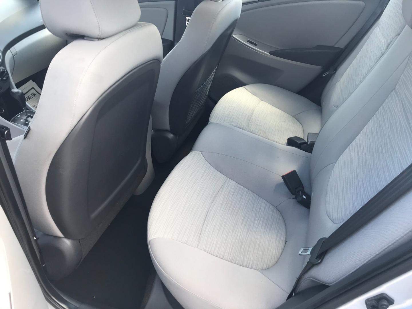 2016 Silver /Gray Hyundai Accent SE (KMHCT4AE2GU) with an 1.6 V4 engine, Automatic transmission, located at 577 Chester Pike, Prospect Park, PA, 19076, (610) 237-1015, 39.886154, -75.302338 - 2016 Hyundai Accent SE: Only 102k miles, great on gas, new PA inspection, runs LIKE NEW! This vehicle comes inspected and has been given a bumper to bumper safety check. It is very clean, reliable, and well maintained. We offer a unique pay plan that is known for being the easiest and fastest fin - Photo#17