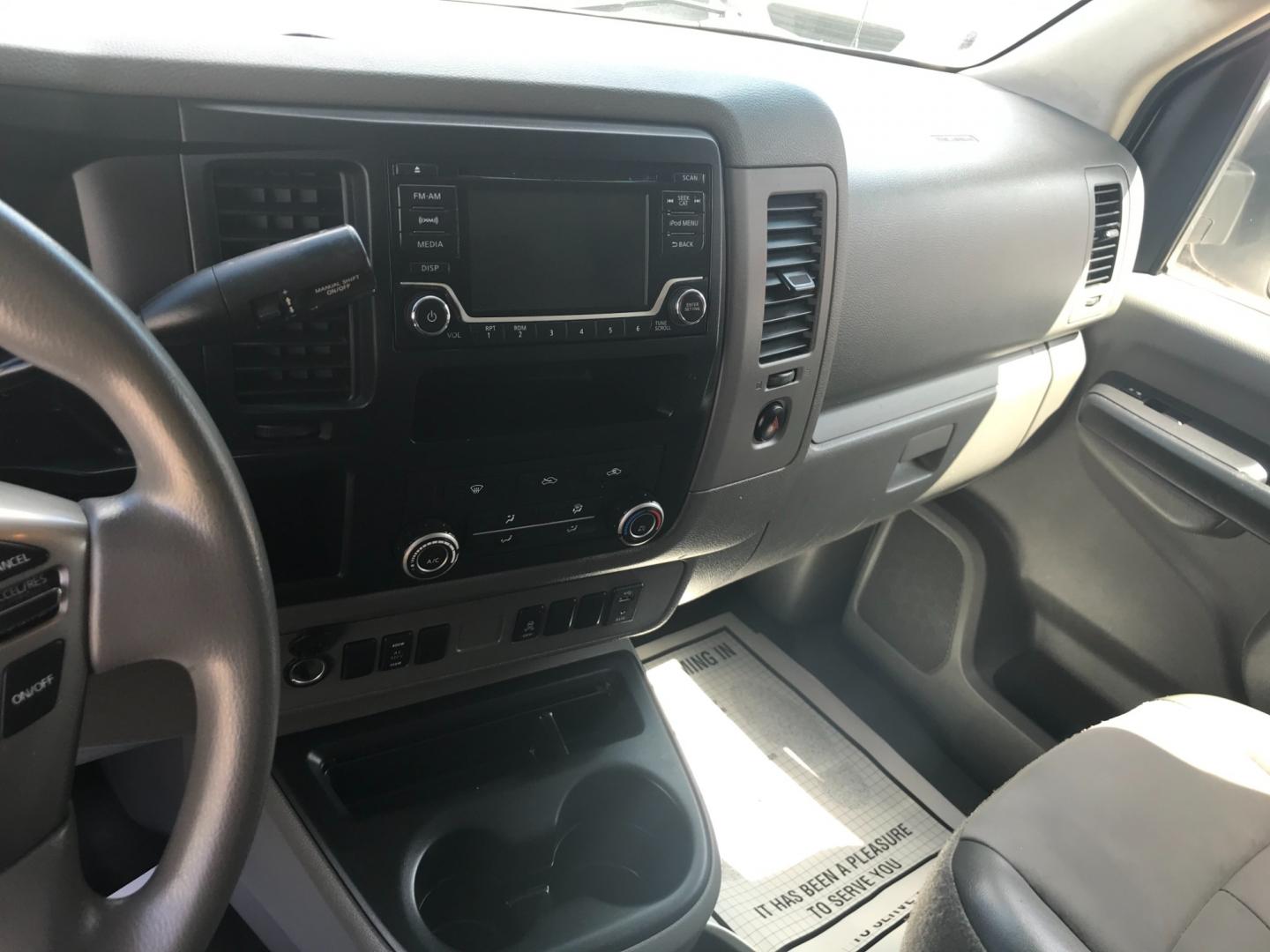 2018 White /Gray Nissan NV Cargo SV (1N6BF0LYXJN) with an 4.0 V6 engine, Automatic transmission, located at 577 Chester Pike, Prospect Park, PA, 19076, (610) 237-1015, 39.886154, -75.302338 - 2018 Nissan NV 2500 SV HD: High roof, ladder racks, multiple pieces of shelving, backup camera, new PA inspection, SUPER CLEAN, runs LIKE NEW! This vehicle comes inspected and has been given a bumper to bumper safety check. It is very clean, reliable, and well maintained. We offer a unique pay pl - Photo#12