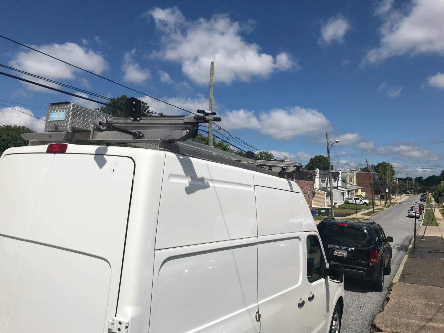 2018 White /Gray Nissan NV Cargo SV (1N6BF0LYXJN) with an 4.0 V6 engine, Automatic transmission, located at 577 Chester Pike, Prospect Park, PA, 19076, (610) 237-1015, 39.886154, -75.302338 - 2018 Nissan NV 2500 SV HD: High roof, ladder racks, multiple pieces of shelving, backup camera, new PA inspection, SUPER CLEAN, runs LIKE NEW! This vehicle comes inspected and has been given a bumper to bumper safety check. It is very clean, reliable, and well maintained. We offer a unique pay pl - Photo#6
