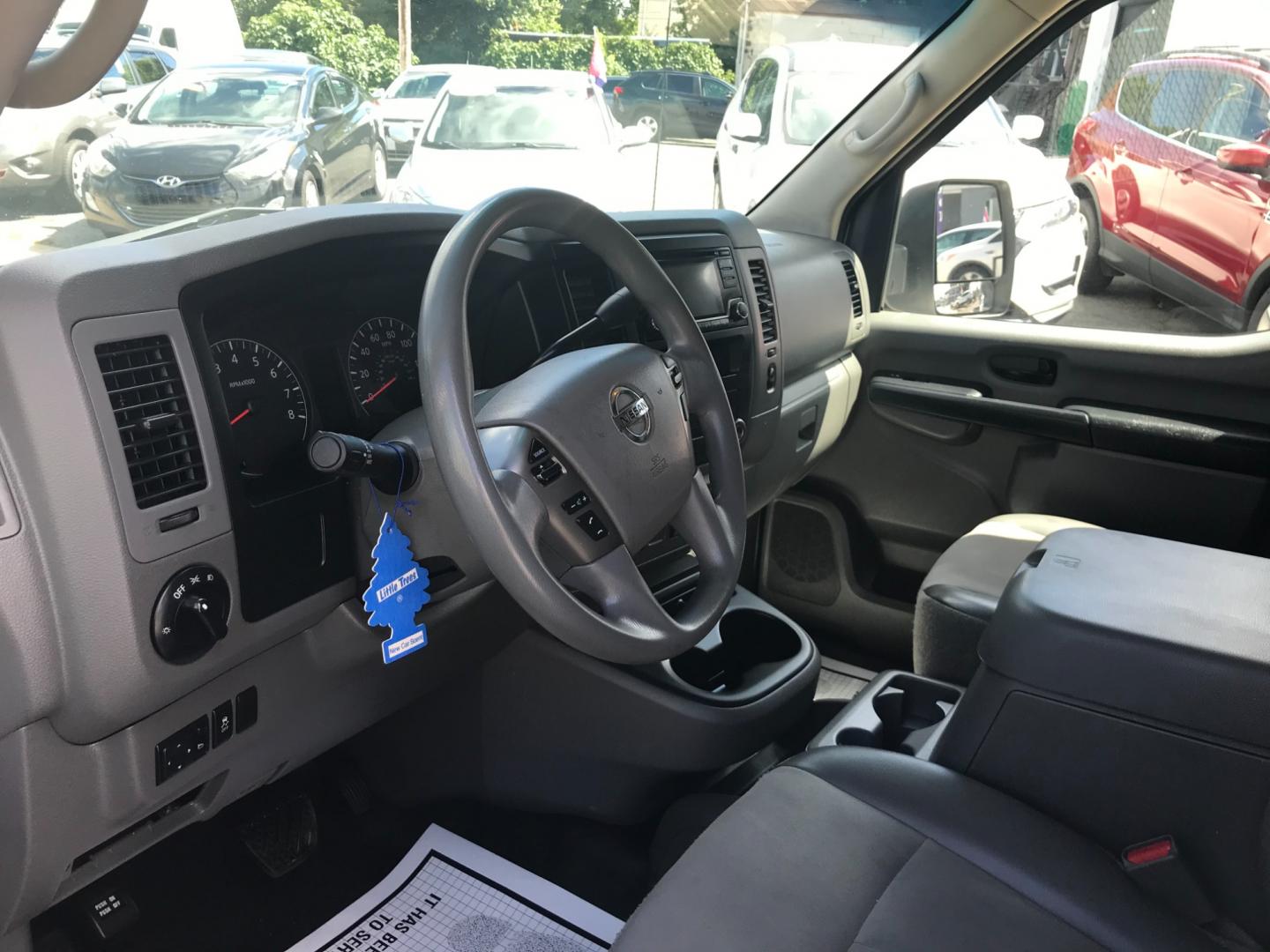 2018 White /Gray Nissan NV Cargo SV (1N6BF0LYXJN) with an 4.0 V6 engine, Automatic transmission, located at 577 Chester Pike, Prospect Park, PA, 19076, (610) 237-1015, 39.886154, -75.302338 - 2018 Nissan NV 2500 SV HD: High roof, ladder racks, multiple pieces of shelving, backup camera, new PA inspection, SUPER CLEAN, runs LIKE NEW! This vehicle comes inspected and has been given a bumper to bumper safety check. It is very clean, reliable, and well maintained. We offer a unique pay pl - Photo#10