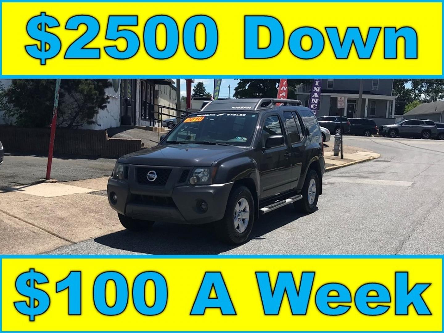 2010 Gray /Gray Nissan Xterra Off-Road (5N1AN0NW0AC) with an 4.0 V6 engine, Automatic transmission, located at 577 Chester Pike, Prospect Park, PA, 19076, (610) 237-1015, 39.886154, -75.302338 - 2010 Nissan Xterra Off-Road: 4x4, running boards, new PA inspection, SUPER CLEAN, runs LIKE NEW! This vehicle comes inspected and has been given a bumper to bumper safety check. It is very clean, reliable, and well maintained. We offer a unique pay plan that is known for being the easiest and fas - Photo#0