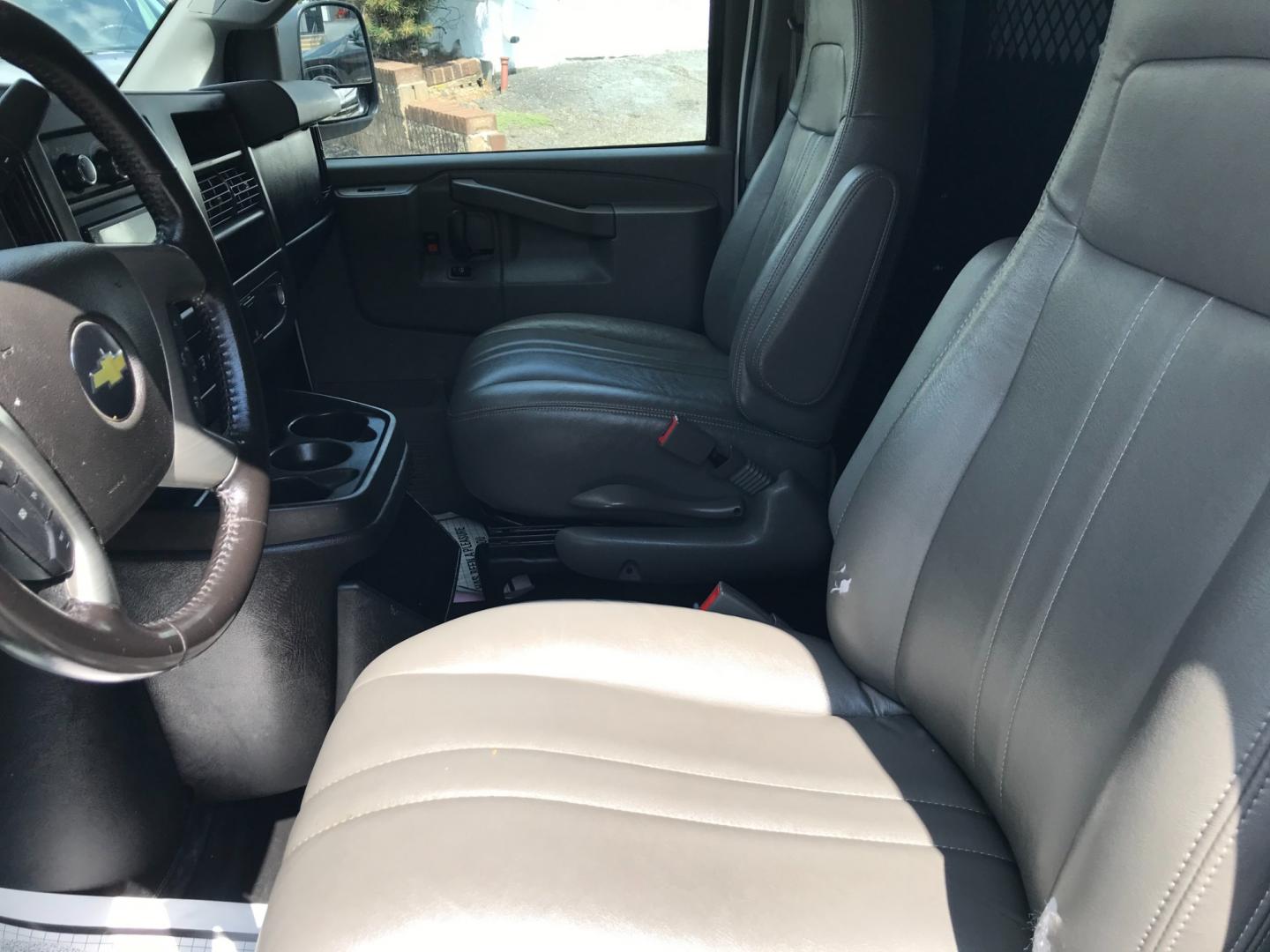 2017 White /Gray Chevrolet Express 2500 (1GCWGAFFXH1) with an 4.8 V8 engine, Automatic transmission, located at 577 Chester Pike, Prospect Park, PA, 19076, (610) 237-1015, 39.886154, -75.302338 - 2017 Chevy Express 2500 Cargo Van: Shelving, nice radio, heavy duty partition, power locks and windows, FLEET MAINTAINED, runs LIKE NEW! This vehicle comes inspected and has been given a bumper to bumper safety check. It is very clean, reliable, and well maintained. We offer a unique pay plan tha - Photo#8