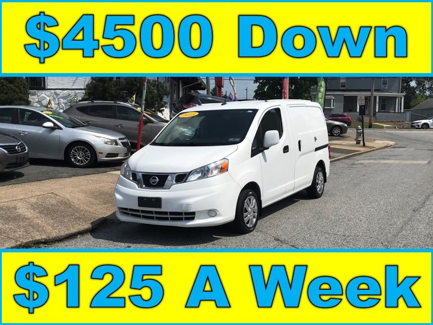2015 White /Gray Nissan NV200 SV (3N6CM0KN7FK) with an 2.0 V4 engine, Automatic transmission, located at 577 Chester Pike, Prospect Park, PA, 19076, (610) 237-1015, 39.886154, -75.302338 - 2015 Nissan NV200: Only 133k miles, navigation system, backup camera, new PA inspection, shelving, bulkhead, great on gas, FLEET MAINTAINED, runs LIKE NEW! This vehicle comes inspected and has been given a bumper to bumper safety check. It is very clean, reliable, and well maintained. We offer a - Photo#0
