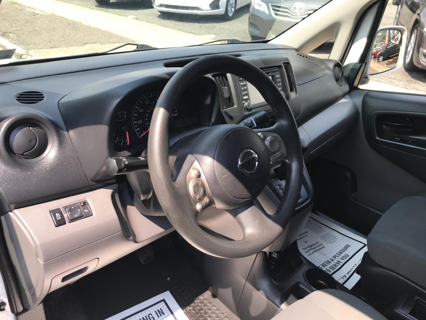 2015 White /Gray Nissan NV200 SV (3N6CM0KN7FK) with an 2.0 V4 engine, Automatic transmission, located at 577 Chester Pike, Prospect Park, PA, 19076, (610) 237-1015, 39.886154, -75.302338 - 2015 Nissan NV200: Only 133k miles, navigation system, backup camera, new PA inspection, shelving, bulkhead, great on gas, FLEET MAINTAINED, runs LIKE NEW! This vehicle comes inspected and has been given a bumper to bumper safety check. It is very clean, reliable, and well maintained. We offer a - Photo#9