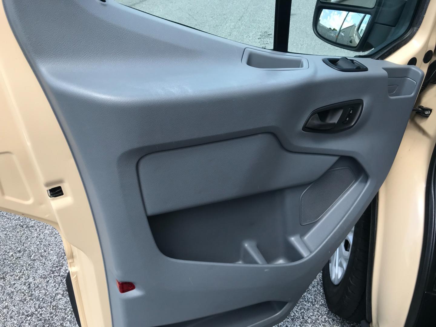 2017 Tan /Gray Ford Transit 150 (1FTYE1YM2HK) with an 3.7 V6 engine, Automatic transmission, located at 577 Chester Pike, Prospect Park, PA, 19076, (610) 237-1015, 39.886154, -75.302338 - 2017 Ford Transit 150 Low Roof: Nice ladder racks that drop down, multiple pieces of shelving, bulkhead, no windows, PA inspection, FLEET MAINTAINED, runs LIKE NEW! This vehicle comes inspected and has been given a bumper to bumper safety check. It is very clean, reliable, and well maintained. We - Photo#10