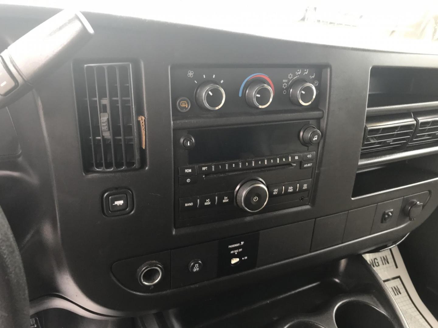 2014 Pewter /Gray Chevrolet Express 3500 Cargo (1GCZGTCG3E1) with an 6.0L V8 OHV 16V FFV engine, 6-Speed Automatic transmission, located at 577 Chester Pike, Prospect Park, PA, 19076, (610) 237-1015, 39.886154, -75.302338 - 2014 Chevrolet Express 3500 Cargo Van: Pop out side panels with remote, ladder racks, shelving, power inverter, trailer hitch, partition, new PA inspection, FLEET MAINTAINED, runs LIKE NEW! This vehicle comes inspected and has been given a bumper to bumper safety check. It is very clean, reliable - Photo#12
