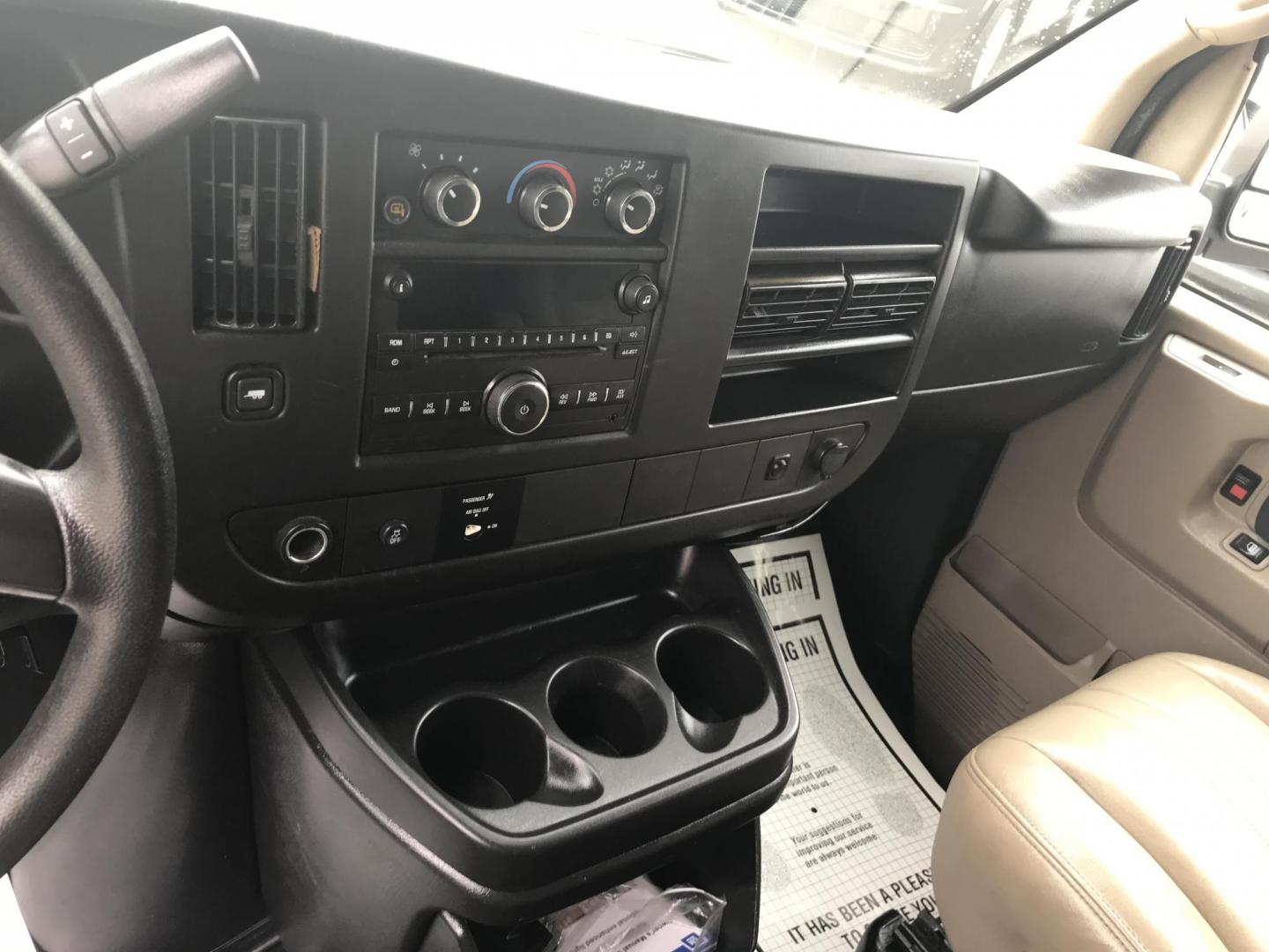 2014 Pewter /Gray Chevrolet Express 3500 Cargo (1GCZGTCG3E1) with an 6.0L V8 OHV 16V FFV engine, 6-Speed Automatic transmission, located at 577 Chester Pike, Prospect Park, PA, 19076, (610) 237-1015, 39.886154, -75.302338 - 2014 Chevrolet Express 3500 Cargo Van: Pop out side panels with remote, ladder racks, shelving, power inverter, trailer hitch, partition, new PA inspection, FLEET MAINTAINED, runs LIKE NEW! This vehicle comes inspected and has been given a bumper to bumper safety check. It is very clean, reliable - Photo#13