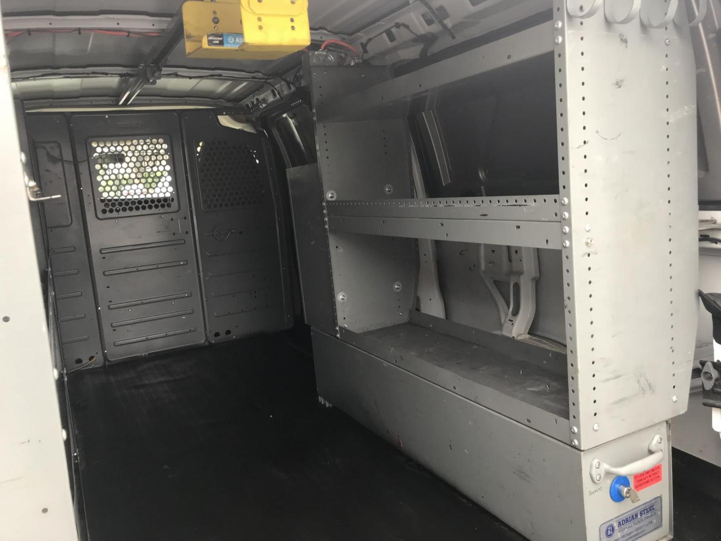 2014 Pewter /Gray Chevrolet Express 3500 Cargo (1GCZGTCG3E1) with an 6.0L V8 OHV 16V FFV engine, 6-Speed Automatic transmission, located at 577 Chester Pike, Prospect Park, PA, 19076, (610) 237-1015, 39.886154, -75.302338 - 2014 Chevrolet Express 3500 Cargo Van: Pop out side panels with remote, ladder racks, shelving, power inverter, trailer hitch, partition, new PA inspection, FLEET MAINTAINED, runs LIKE NEW! This vehicle comes inspected and has been given a bumper to bumper safety check. It is very clean, reliable - Photo#17