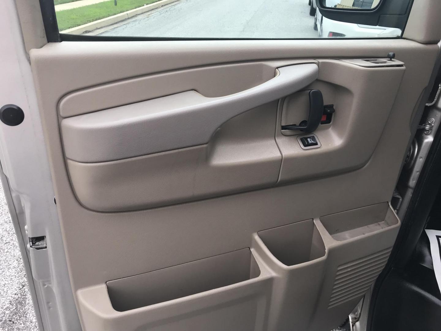 2014 Pewter /Gray Chevrolet Express 3500 Cargo (1GCZGTCG3E1) with an 6.0L V8 OHV 16V FFV engine, 6-Speed Automatic transmission, located at 577 Chester Pike, Prospect Park, PA, 19076, (610) 237-1015, 39.886154, -75.302338 - 2014 Chevrolet Express 3500 Cargo Van: Pop out side panels with remote, ladder racks, shelving, power inverter, trailer hitch, partition, new PA inspection, FLEET MAINTAINED, runs LIKE NEW! This vehicle comes inspected and has been given a bumper to bumper safety check. It is very clean, reliable - Photo#7