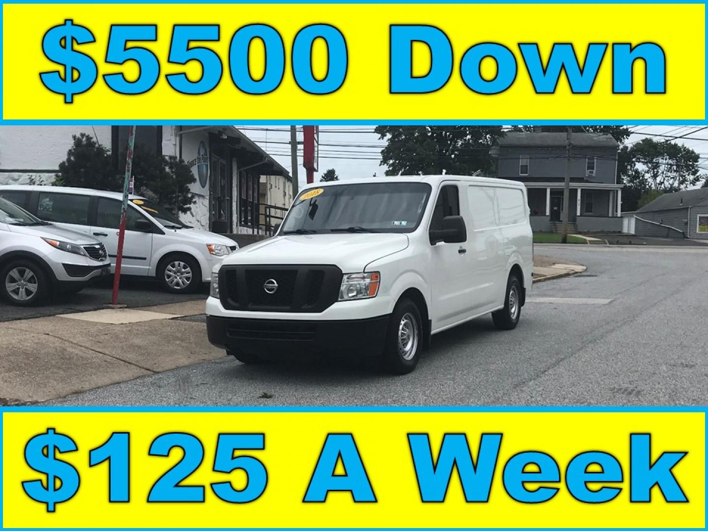2018 White /Gray Nissan NV Cargo 1500 S (1N6BF0KM4JN) with an 4.0L V6 engine, 5A transmission, located at 577 Chester Pike, Prospect Park, PA, 19076, (610) 237-1015, 39.886154, -75.302338 - 2018 Nissan NV 1500 S: Shelving, backup camera, new PA inspection, heavy duty partition, FLEET MAINTAINED, runs LIKE NEW! This vehicle comes inspected and has been given a bumper to bumper safety check. It is very clean, reliable, and well maintained. We offer a unique pay plan that is known for - Photo#0