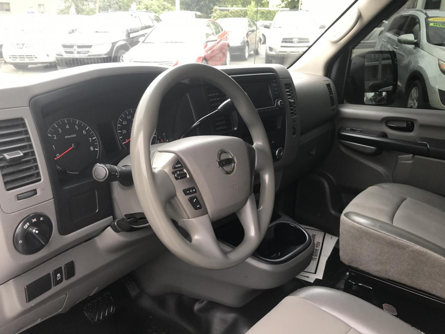 2018 White /Gray Nissan NV Cargo 1500 S (1N6BF0KM4JN) with an 4.0L V6 engine, 5A transmission, located at 577 Chester Pike, Prospect Park, PA, 19076, (610) 237-1015, 39.886154, -75.302338 - 2018 Nissan NV 1500 S: Shelving, backup camera, new PA inspection, heavy duty partition, FLEET MAINTAINED, runs LIKE NEW! This vehicle comes inspected and has been given a bumper to bumper safety check. It is very clean, reliable, and well maintained. We offer a unique pay plan that is known for - Photo#13