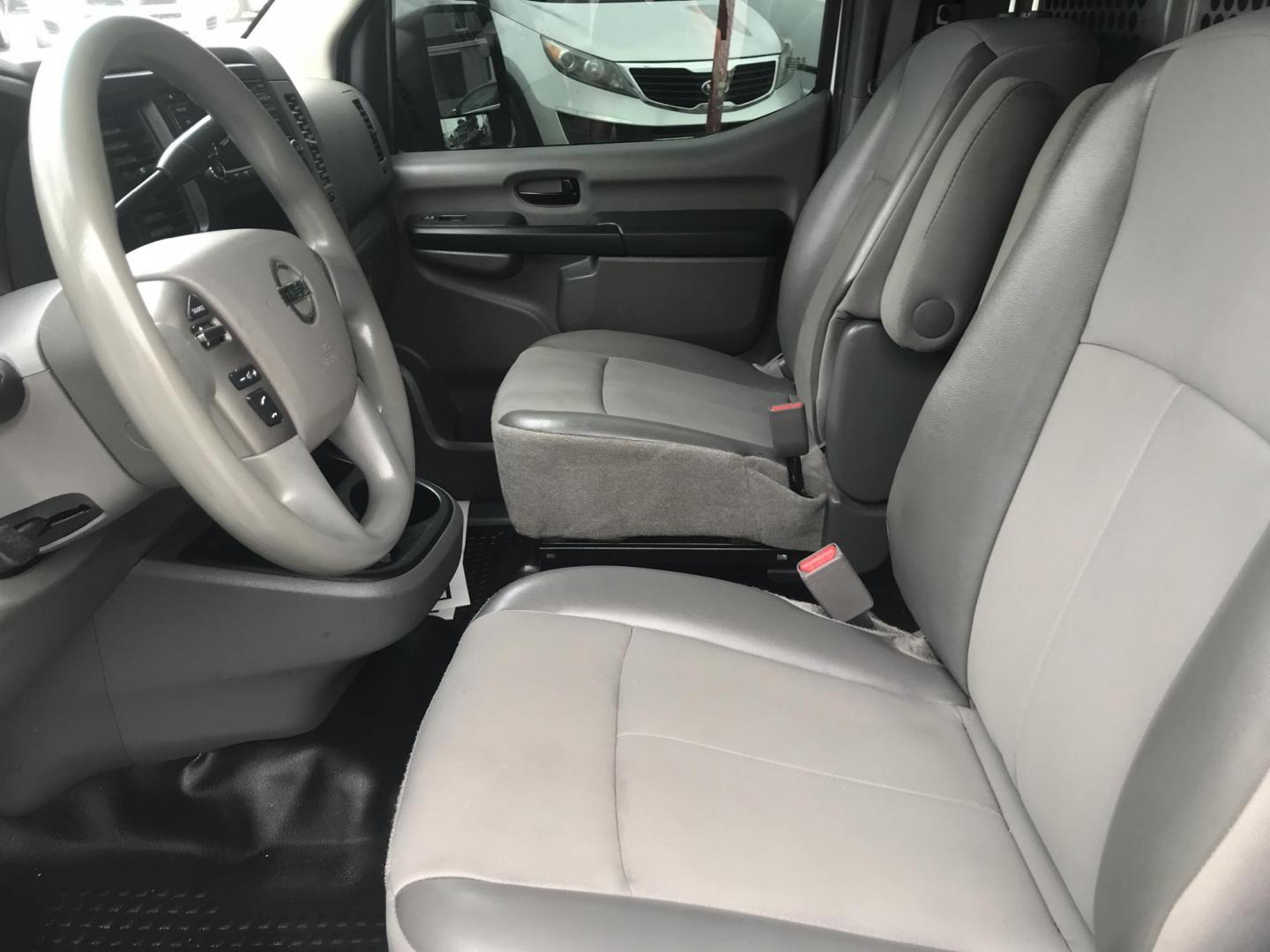 2018 White /Gray Nissan NV Cargo 1500 S (1N6BF0KM4JN) with an 4.0L V6 engine, 5A transmission, located at 577 Chester Pike, Prospect Park, PA, 19076, (610) 237-1015, 39.886154, -75.302338 - 2018 Nissan NV 1500 S: Shelving, backup camera, new PA inspection, heavy duty partition, FLEET MAINTAINED, runs LIKE NEW! This vehicle comes inspected and has been given a bumper to bumper safety check. It is very clean, reliable, and well maintained. We offer a unique pay plan that is known for - Photo#8
