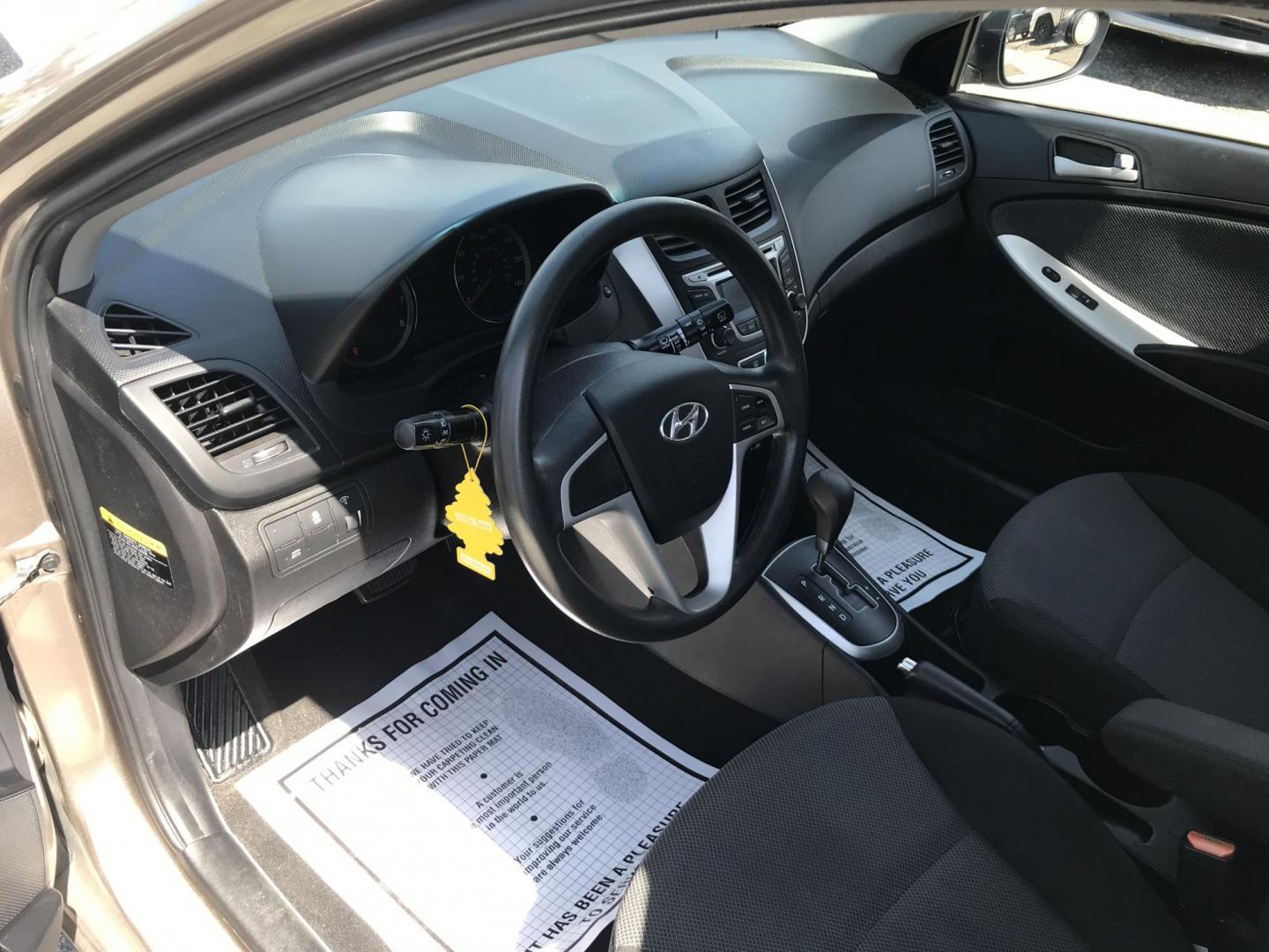 2014 Gold /Tan Hyundai Accent GS 5-Door (KMHCT5AE9EU) with an 1.6L L4 DOHC 16V engine, Automatic transmission, located at 577 Chester Pike, Prospect Park, PA, 19076, (610) 237-1015, 39.886154, -75.302338 - 2014 Hyundai Accent GS: Only 95k miles, new PA inspection, great on gas, runs EXCELLENT! This vehicle comes inspected and has been given a bumper to bumper safety check. It is very clean, reliable, and well maintained. We offer a unique pay plan that is known for being the easiest and fastest fin - Photo#10