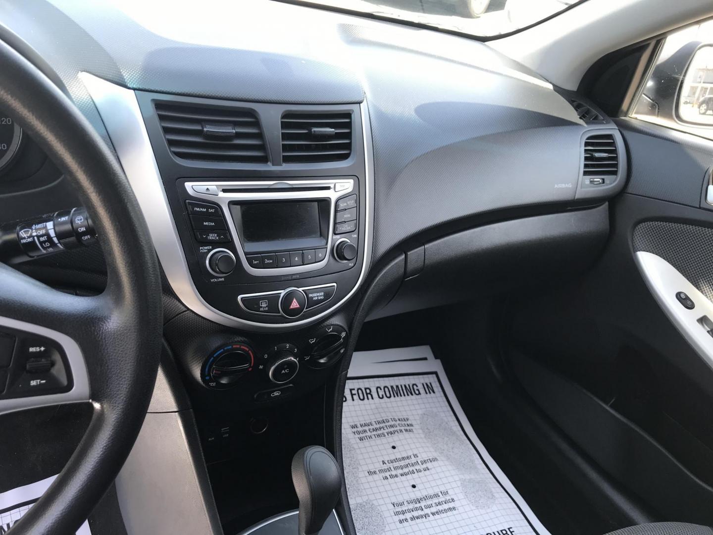 2014 Gold /Tan Hyundai Accent GS 5-Door (KMHCT5AE9EU) with an 1.6L L4 DOHC 16V engine, Automatic transmission, located at 577 Chester Pike, Prospect Park, PA, 19076, (610) 237-1015, 39.886154, -75.302338 - 2014 Hyundai Accent GS: Only 95k miles, new PA inspection, great on gas, runs EXCELLENT! This vehicle comes inspected and has been given a bumper to bumper safety check. It is very clean, reliable, and well maintained. We offer a unique pay plan that is known for being the easiest and fastest fin - Photo#13